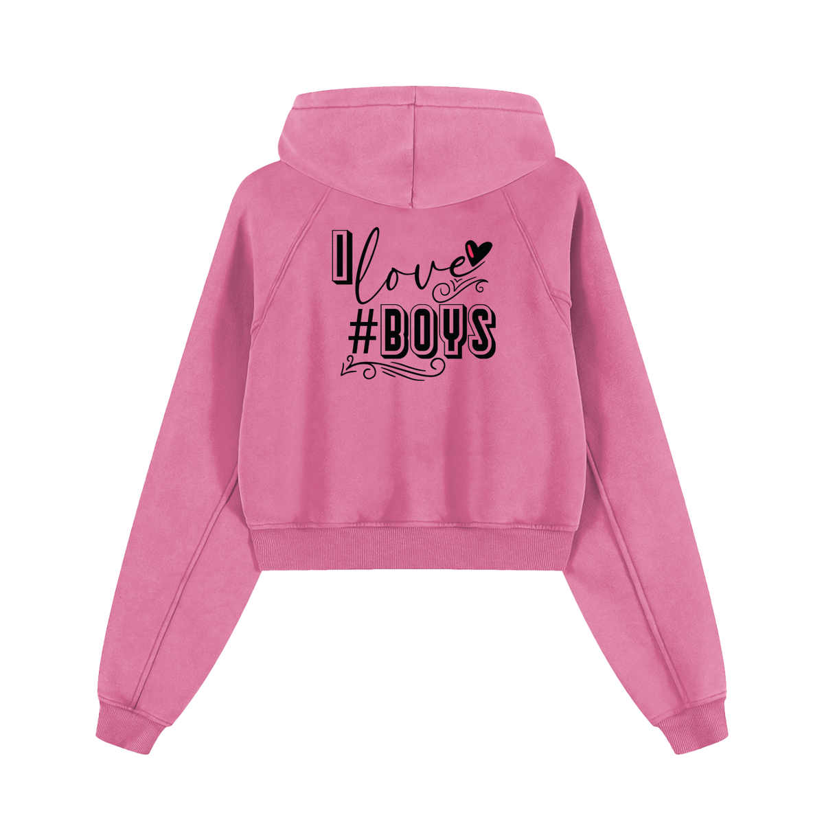 PRE-SALE LIMITED EDITION Boys Snow Washed Cropped Hoodie